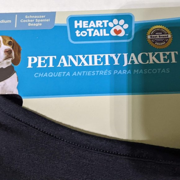 Heart to Tail Anxiety Dog Jacket-M - Picture 1 of 5